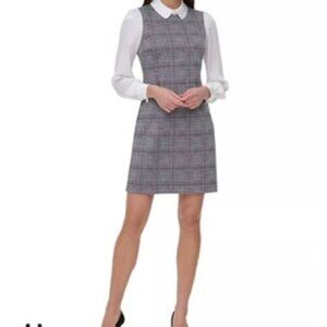 Tommy Hilfiger Plaid A-Line Dress